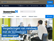 Tablet Screenshot of beamershop24.nl